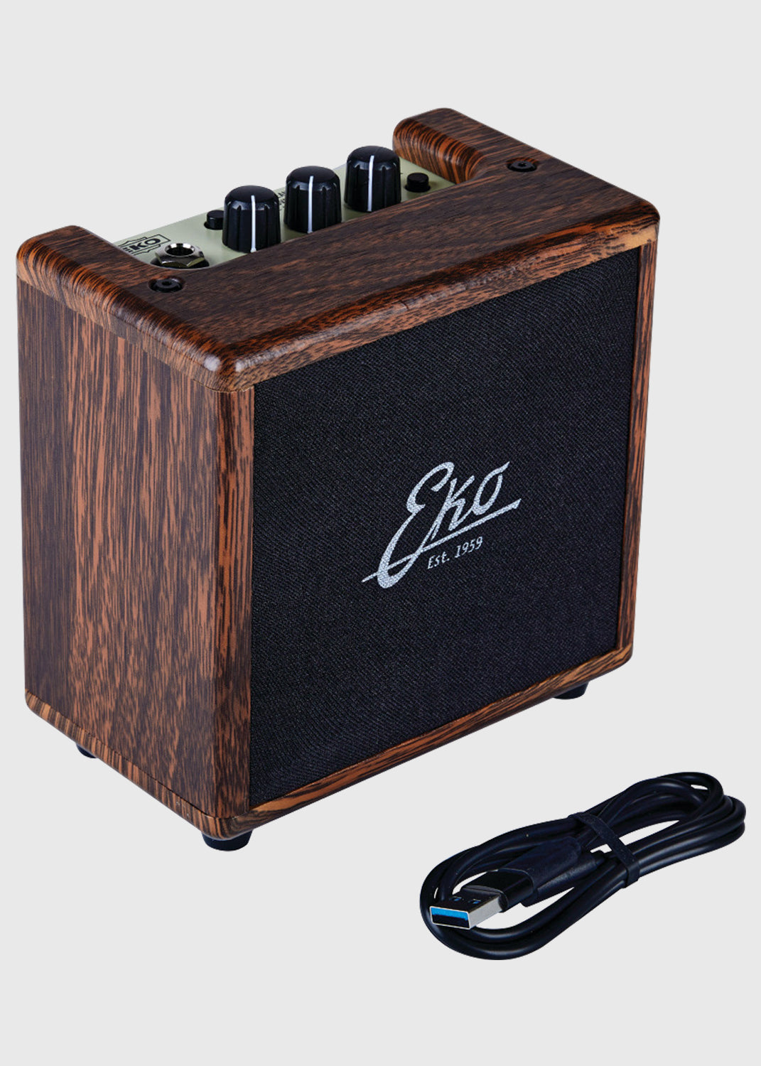 EKO ST 100 Pack Gtr & Amp - Black