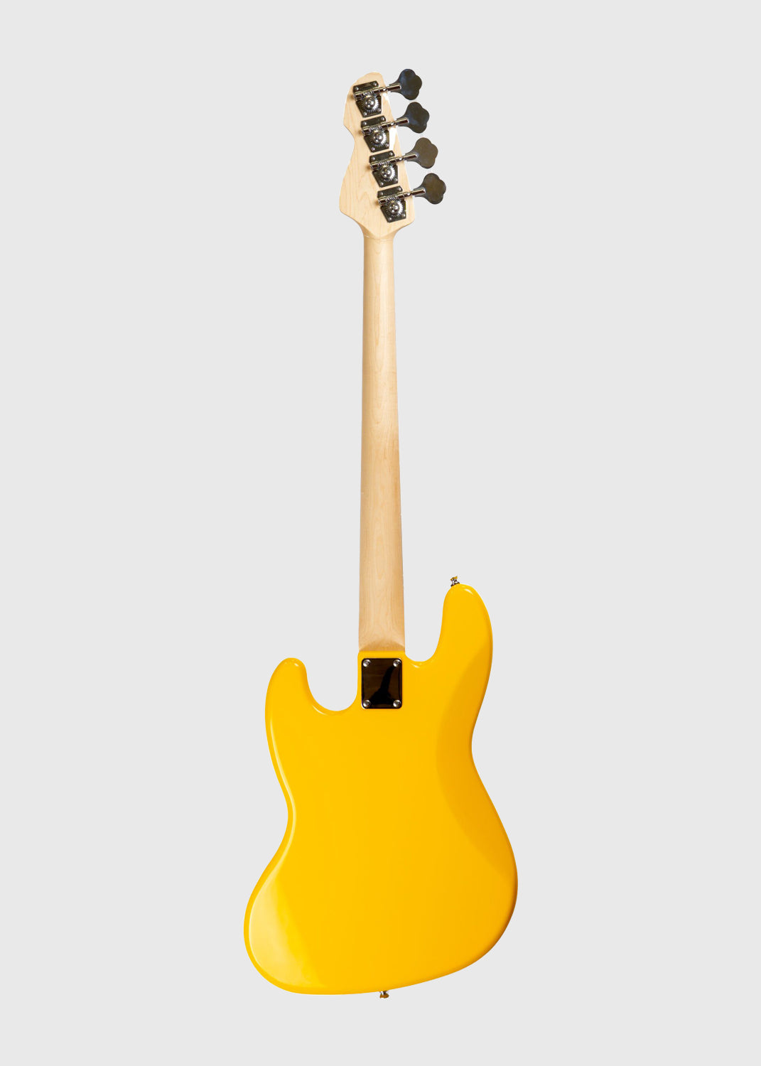 JB 4-String Electric Bass Guitar with Bag - Yellow