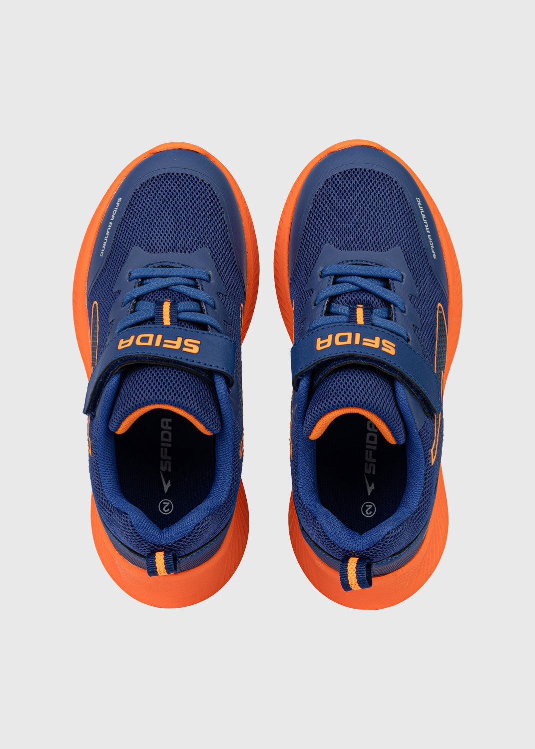 Kaleido Youth Velcro Shoes – Blue