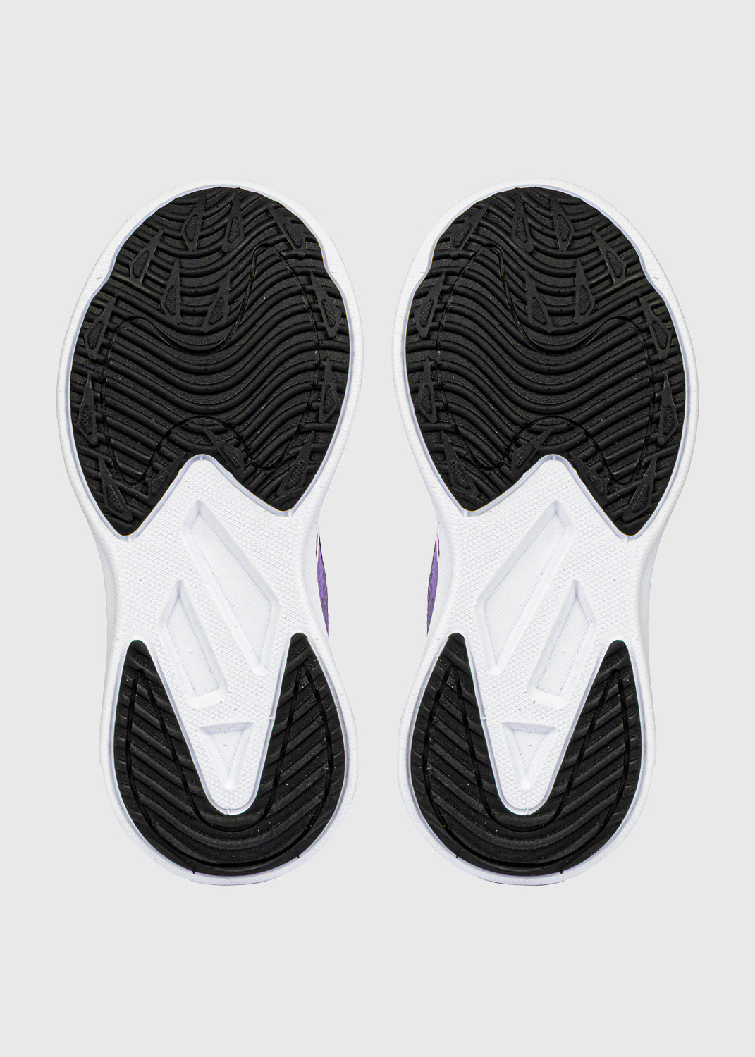 Kaleido Youth Velcro Running Shoes – Purple