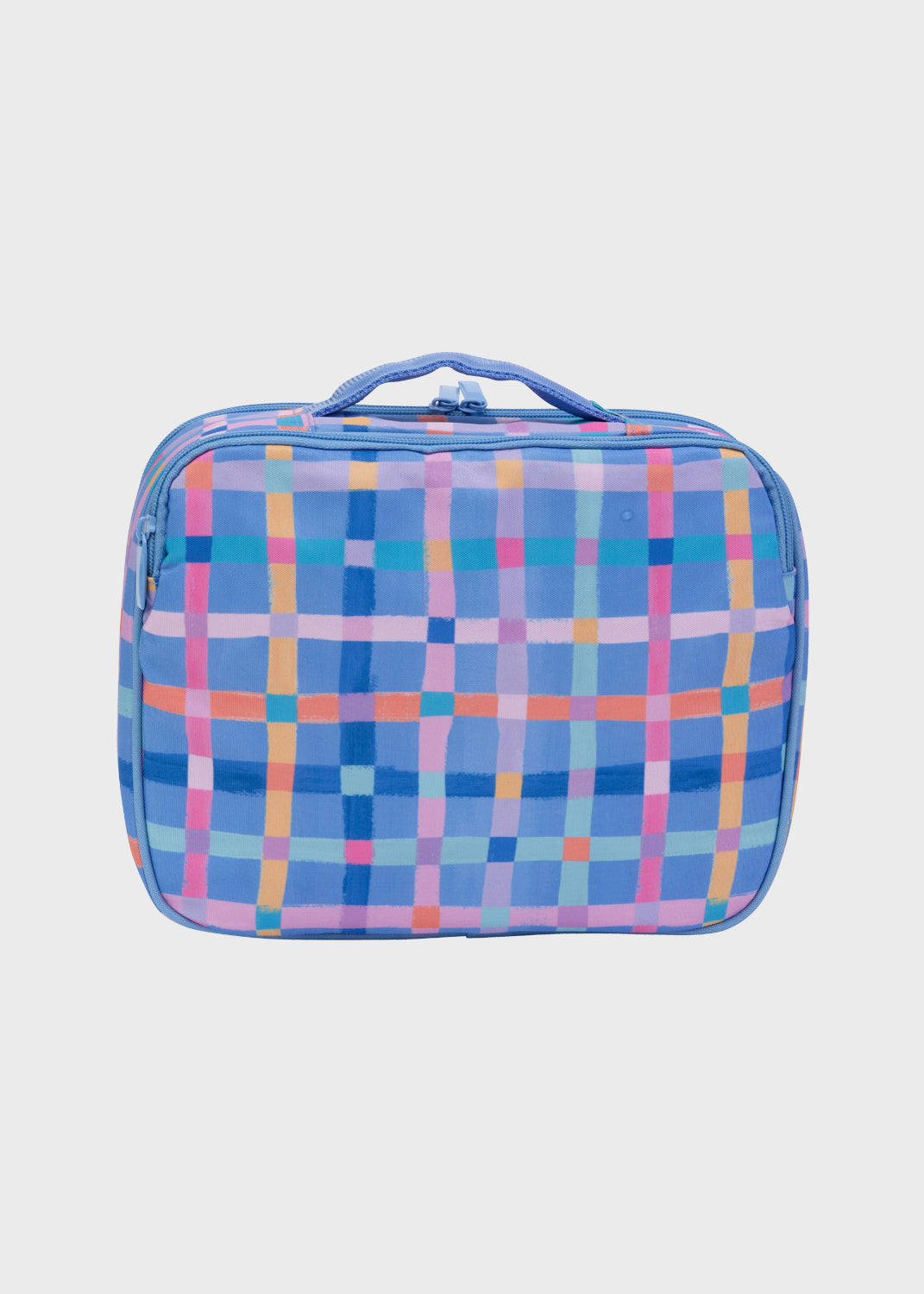 Big Cooler Lunch Bag - Pastel Plaid