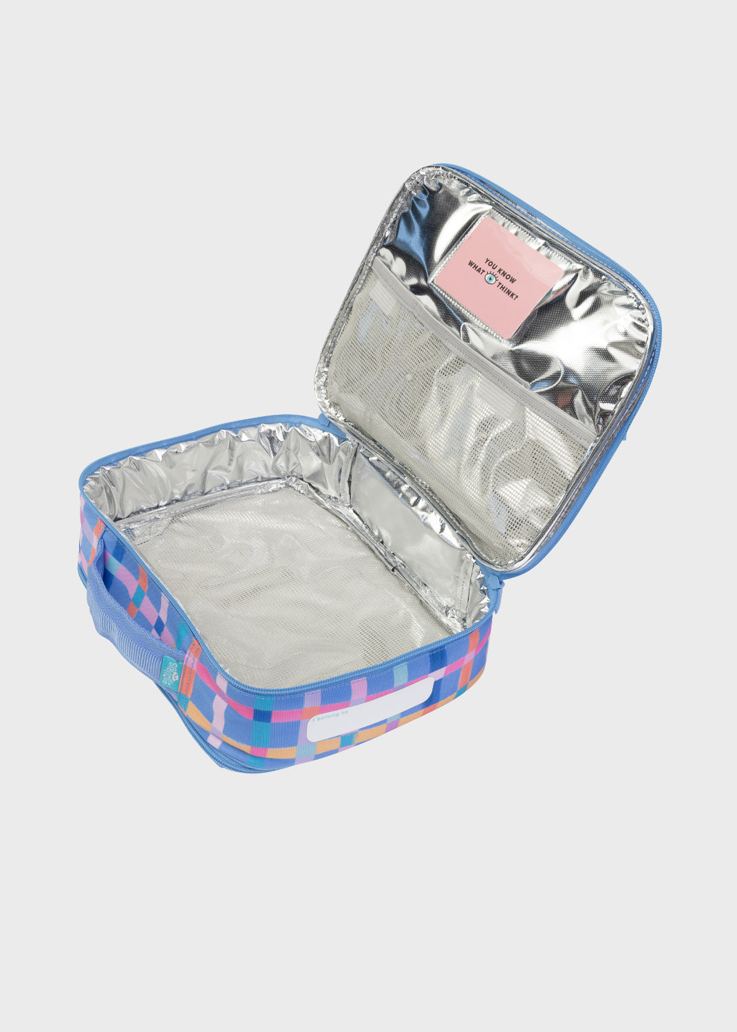 Big Cooler Lunch Bag - Pastel Plaid