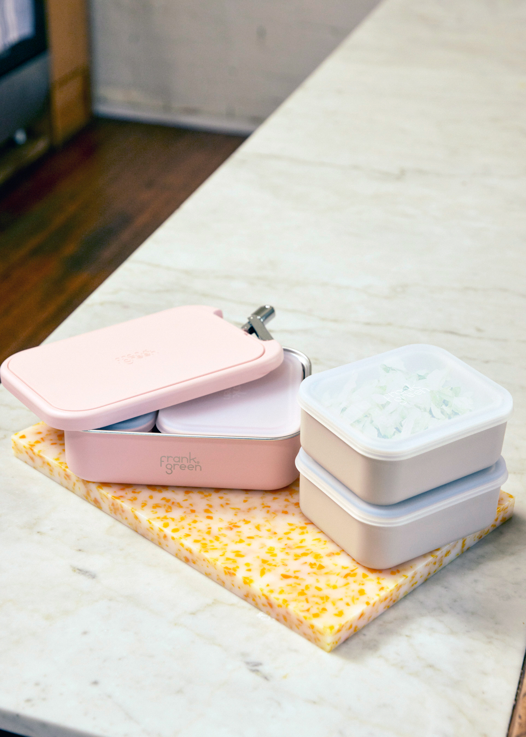 Lunch Container with Silicone Lid - Blushed
