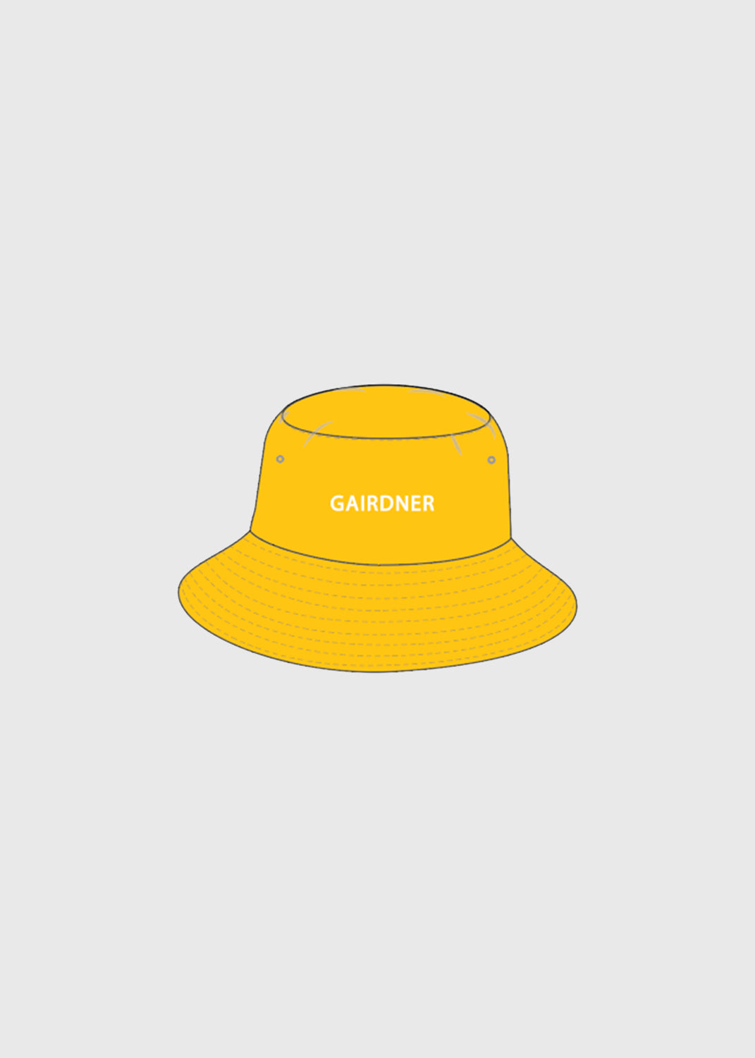 Hat Bucket Reversible Navy/Gold