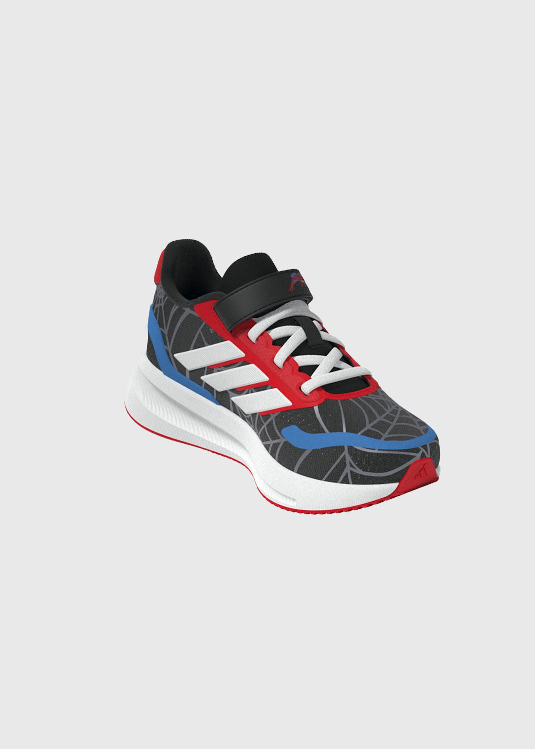 Marvel Spider-Man Runfalcon Kids Velcro Running Shoes – Black/Red