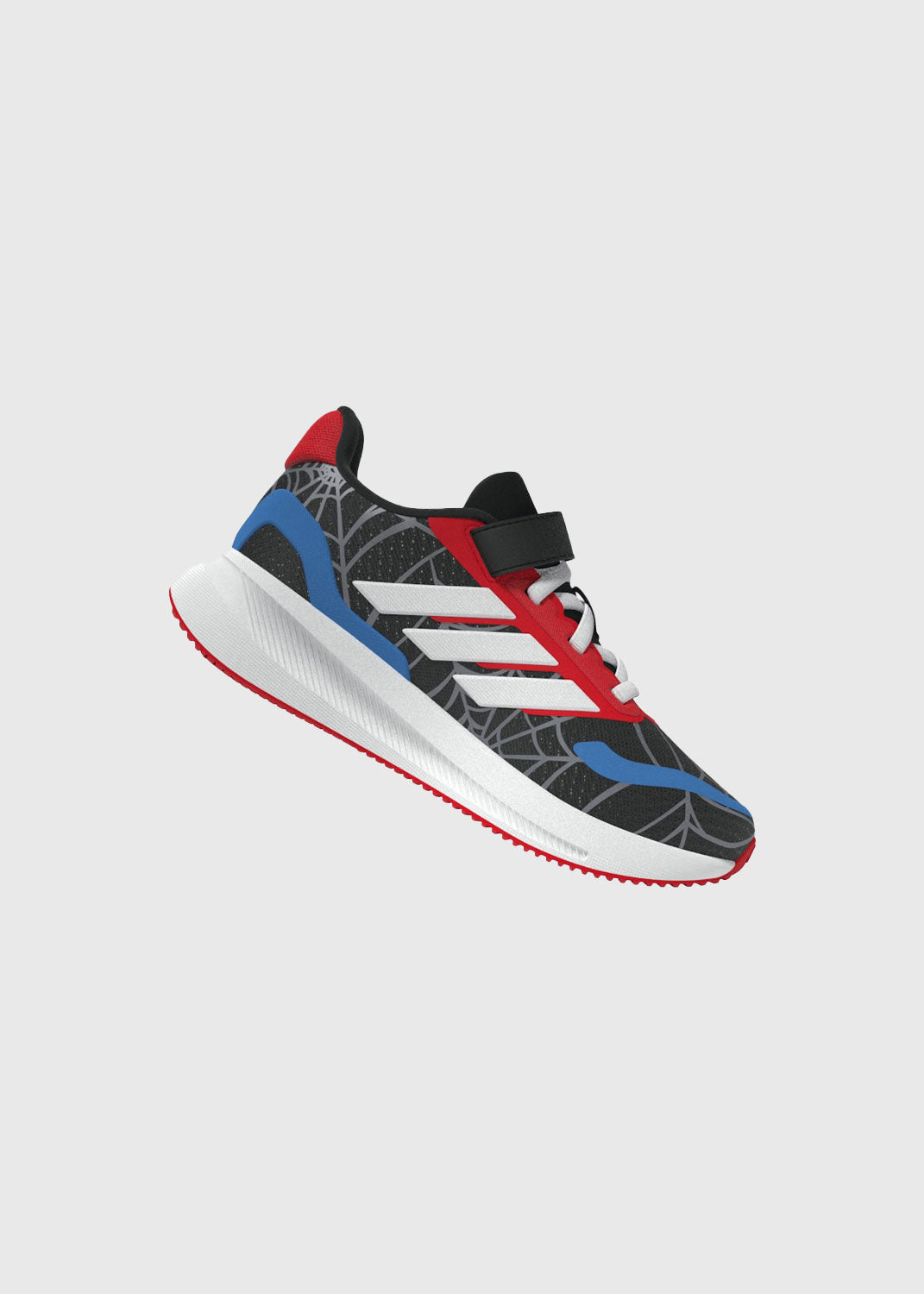Marvel Spider-Man Runfalcon Kids Velcro Running Shoes – Black/Red