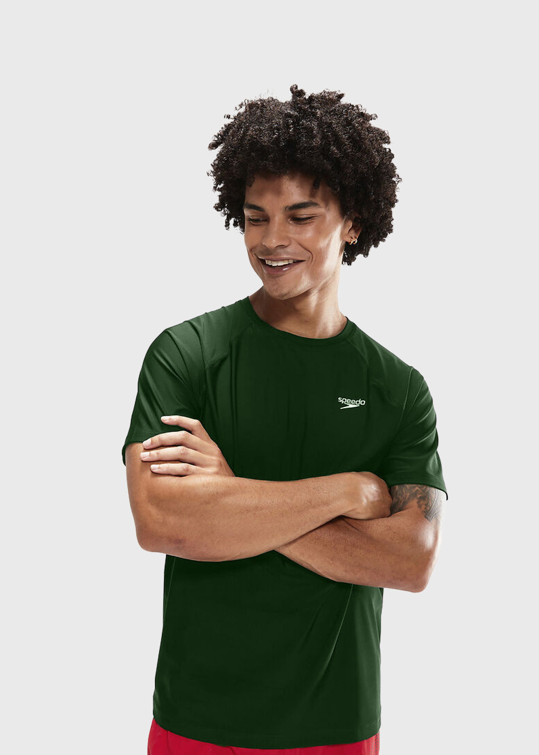 Men's Essential SS Rash Top - Bottle