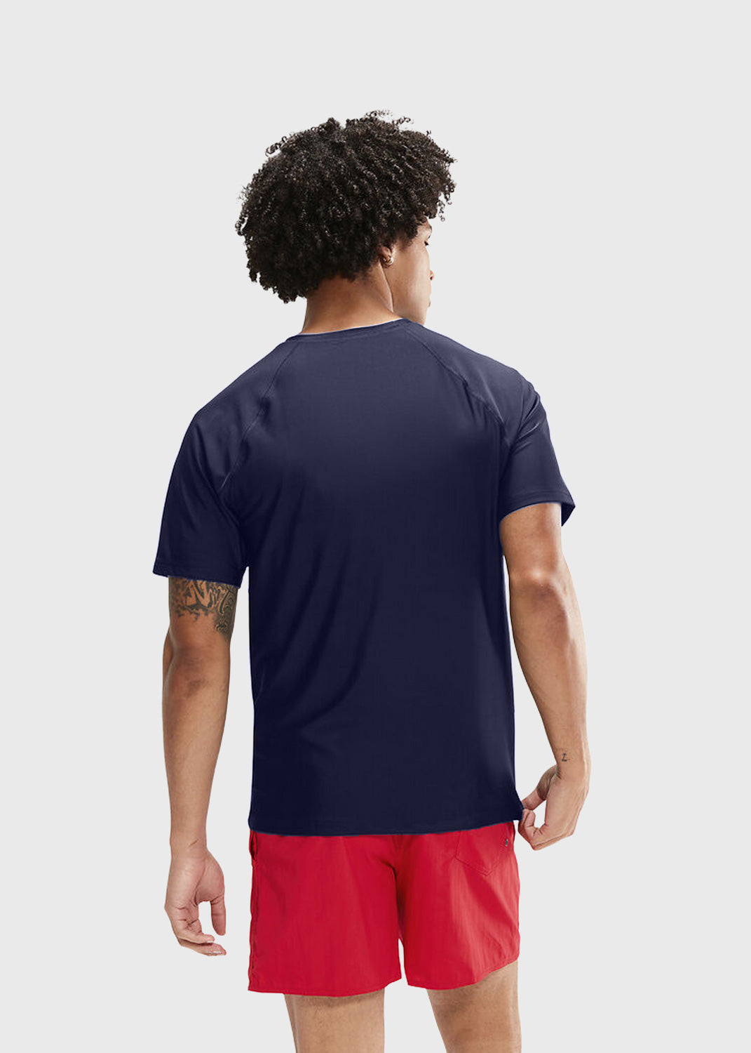 Men's Essential SS Rash Top - Navy