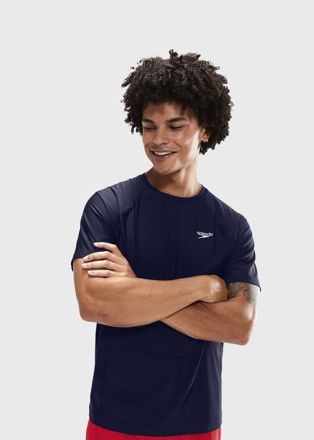 Men's Essential SS Rash Top - Navy