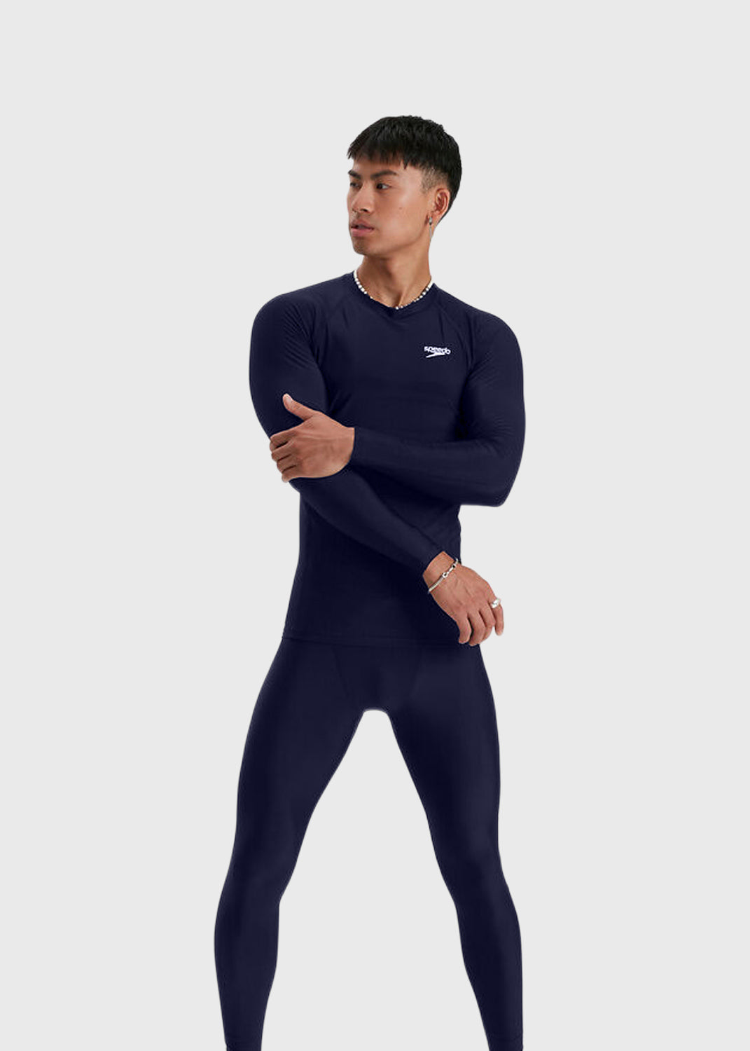 Men's Essential LS Rash Top - Navy