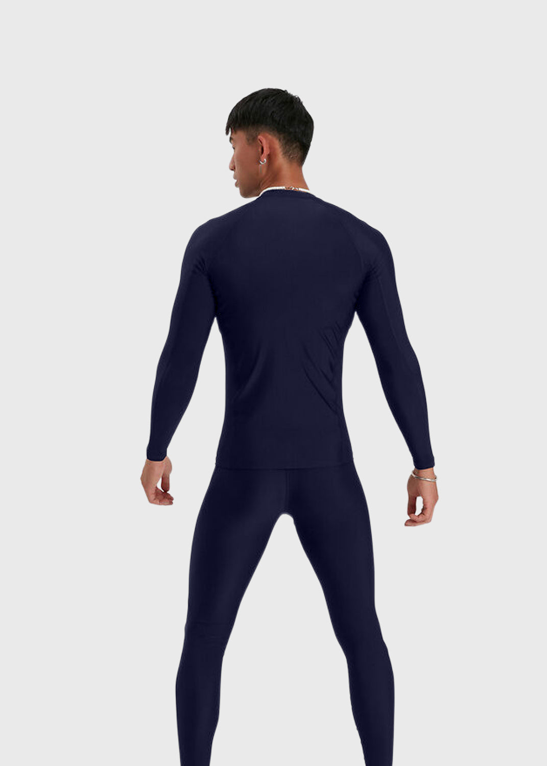 Men's Essential LS Rash Top - Navy