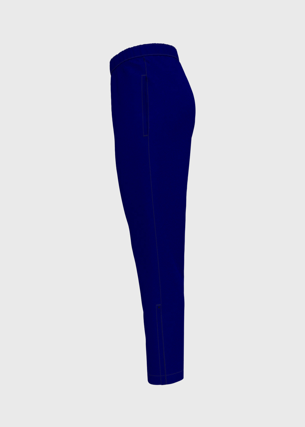 Microfibre Straight Leg Track Pant - Dark Royal