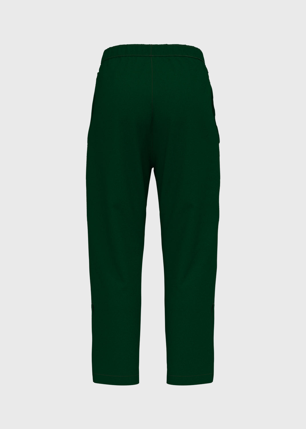 Microfibre Straight Leg Track Pants - Kale Green