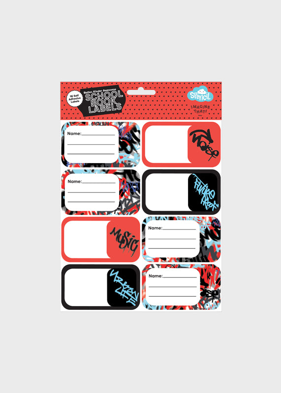 Book Labels - Urban Scrawl