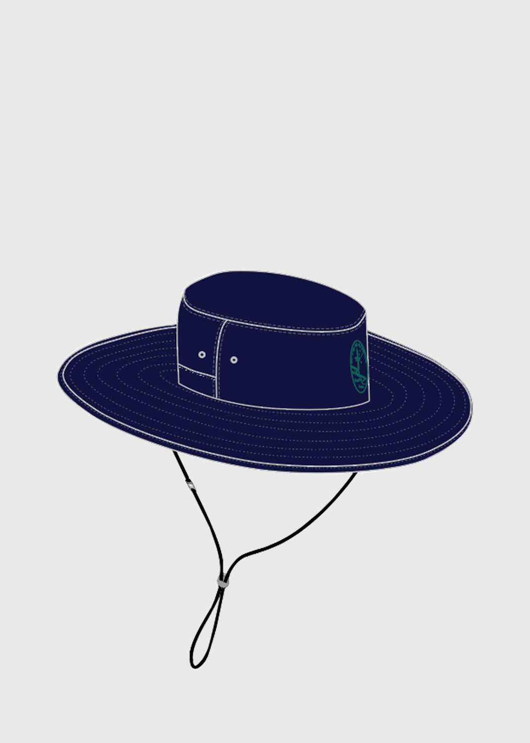 Hat Wide Brim Navy