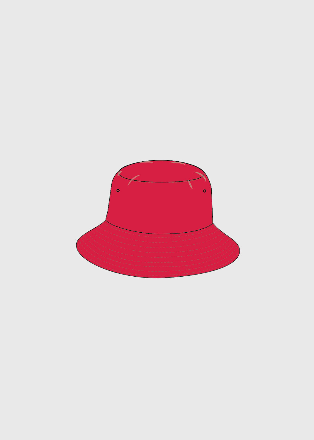 Bucket Hat Red
