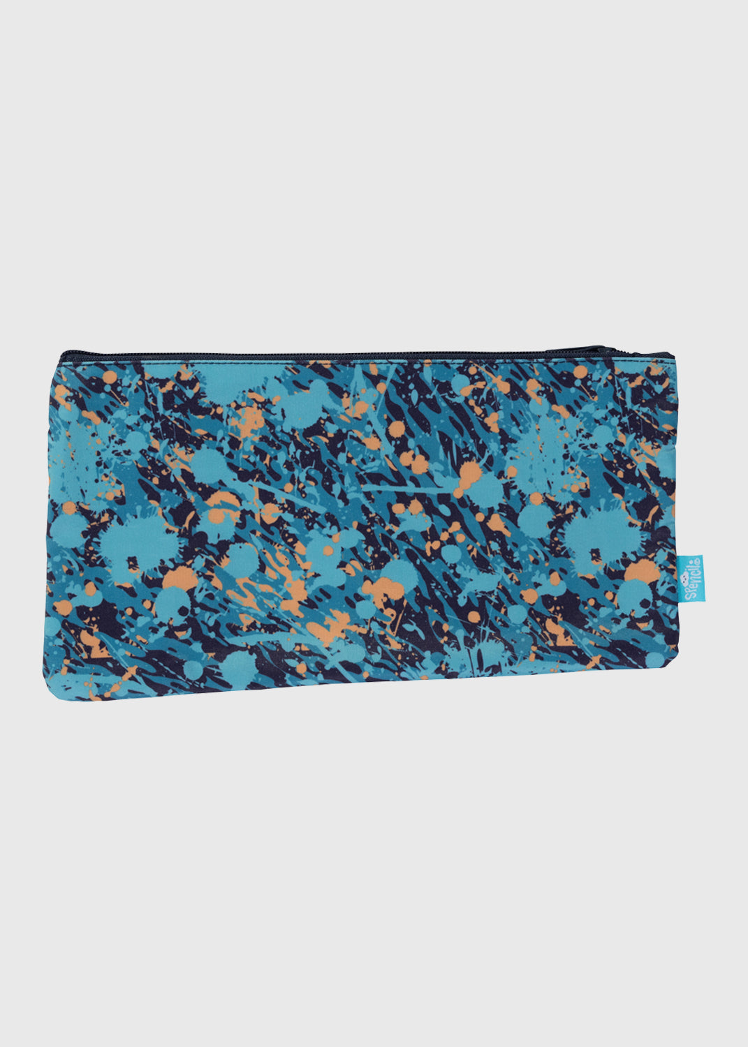 Twin Zip Pencil Case - Moto Camo Trax