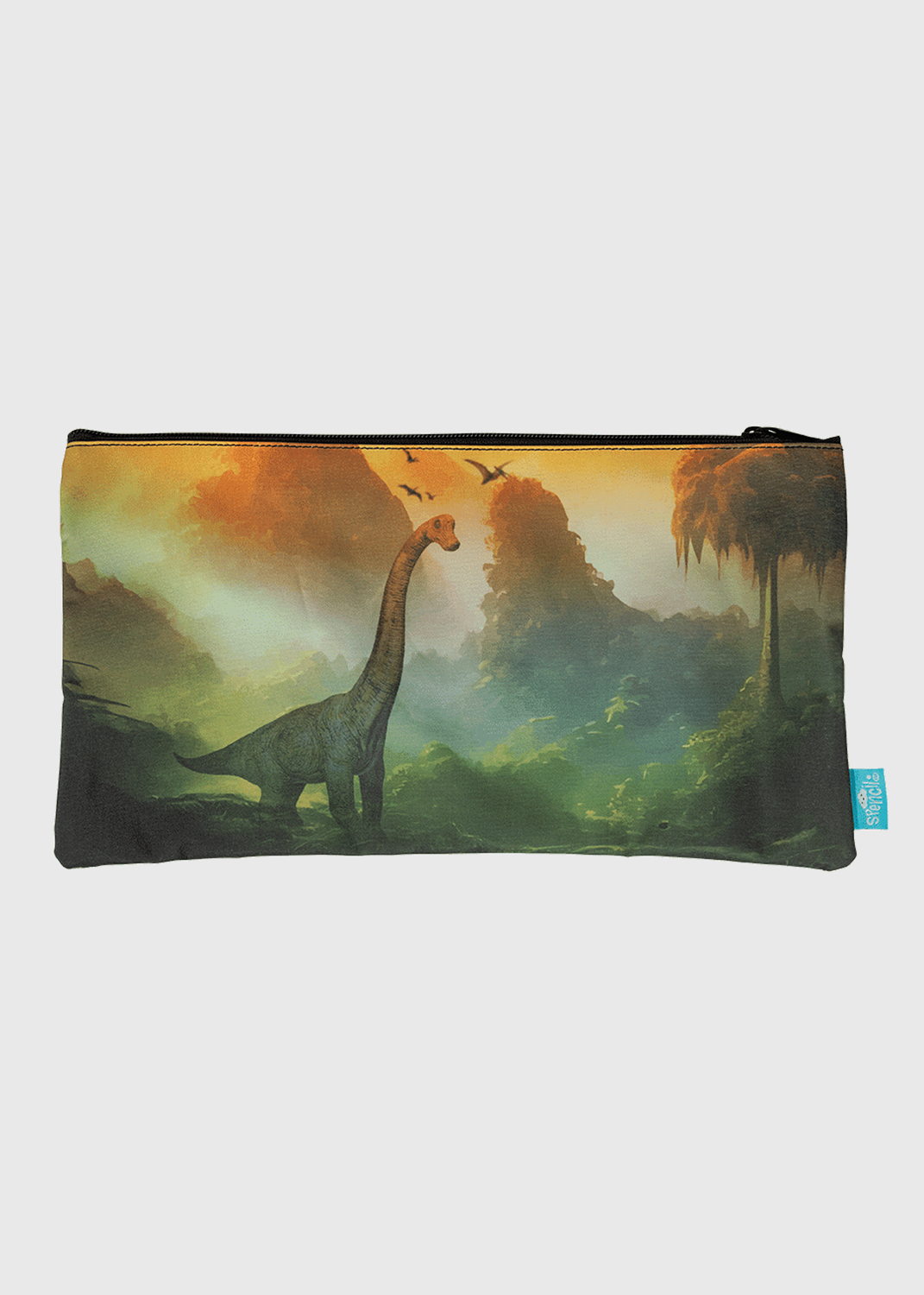 Twin Zip Pencil Case - Jurassic Kingdom