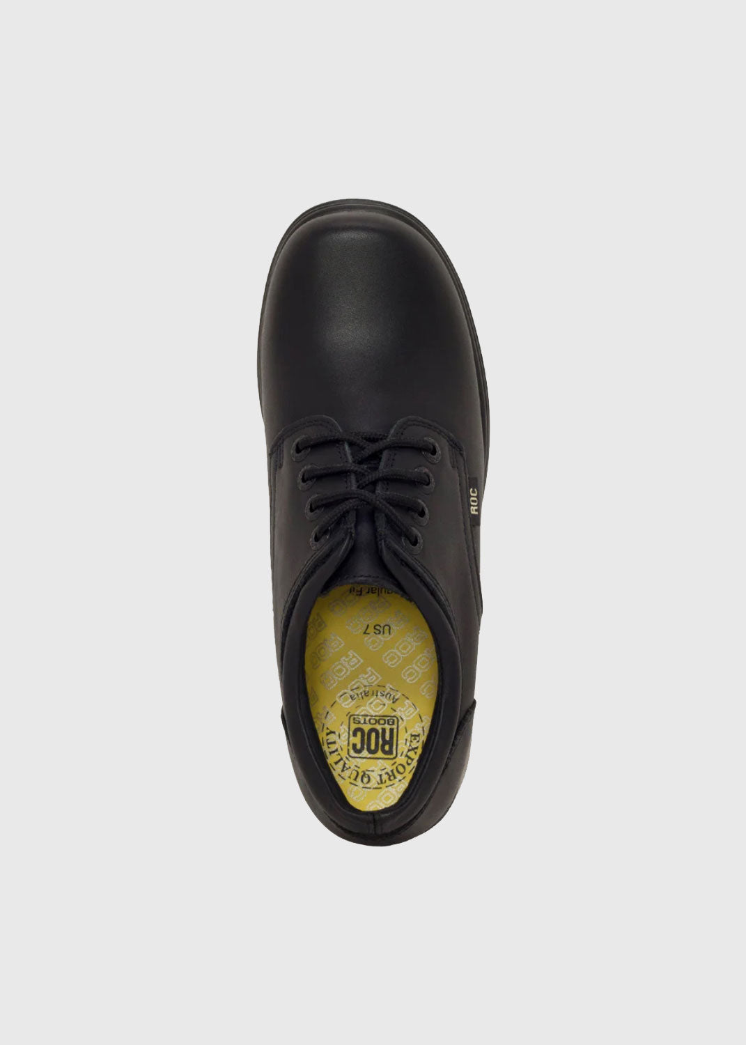 ROC Dakota Women's Leather School Shoe - Black