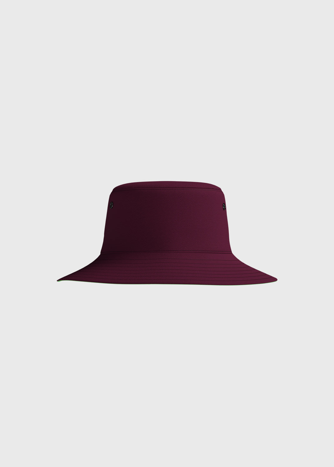 Reversible Bucket Hat - Maroon/Jelly Bean Green