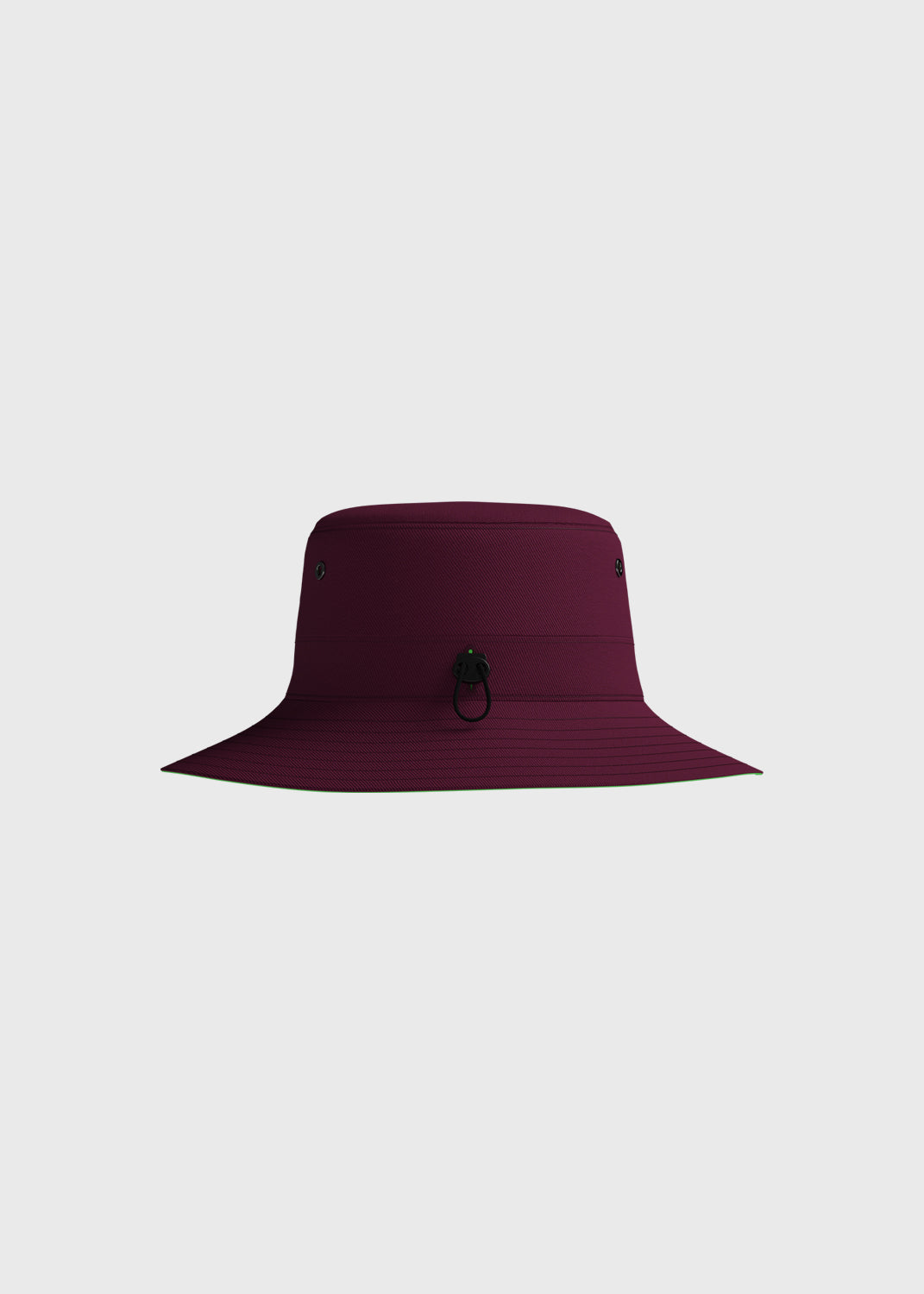 Reversible Bucket Hat - Maroon/Jelly Bean Green