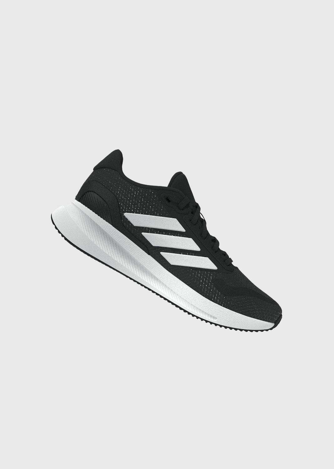 Runfalcon 5 Junior Running Shoes – Black/White