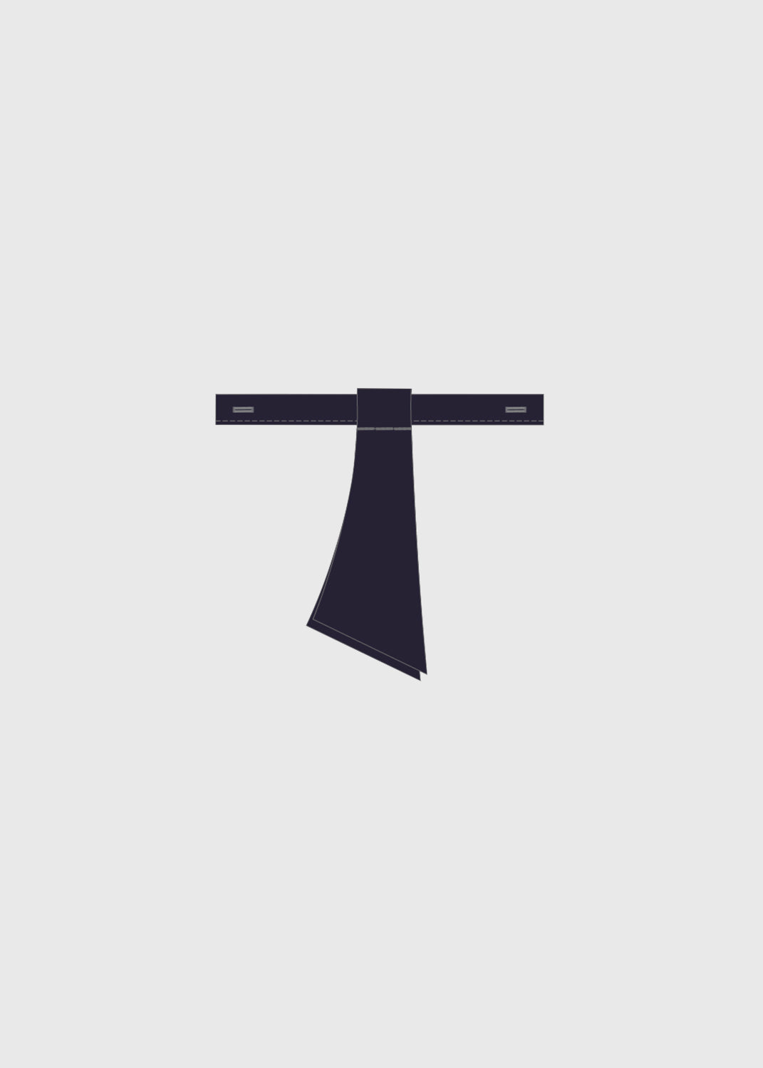 Tie Button Navy Girls
