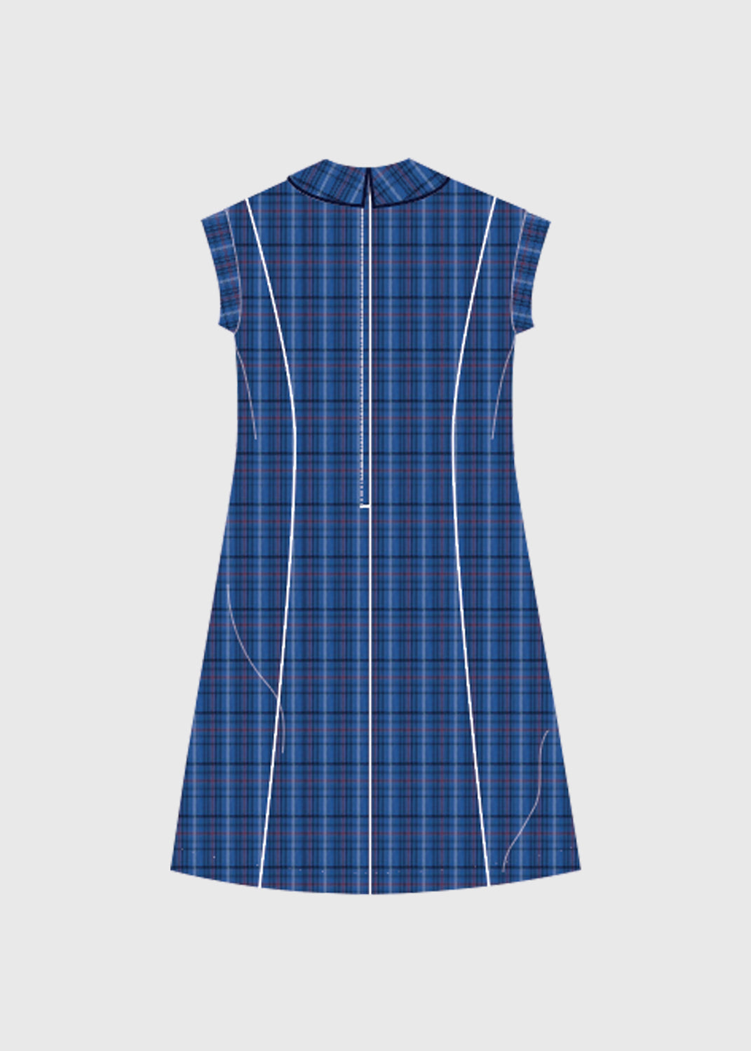 Dress Check Blue