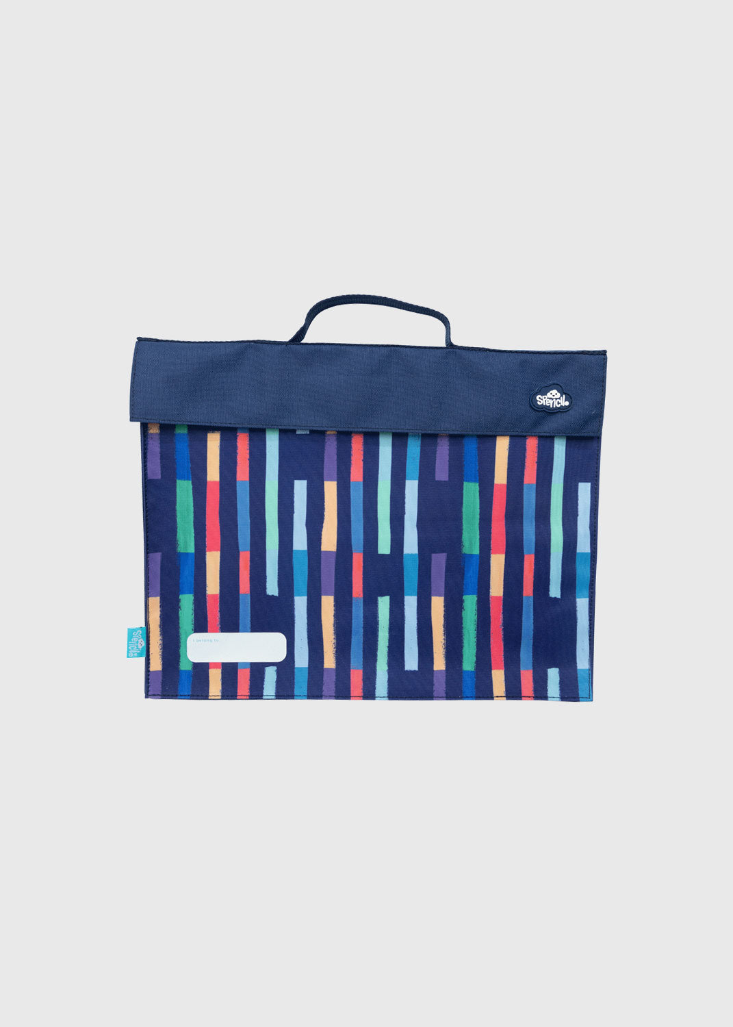 Library Bag - Bright Stripes