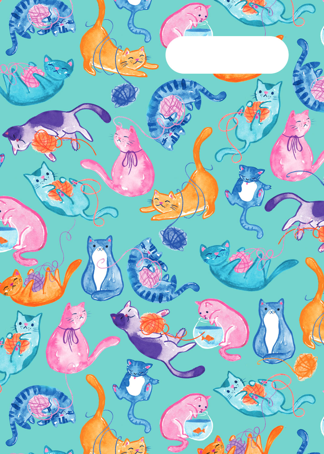 Scrapbook Cover - Crazy Cats