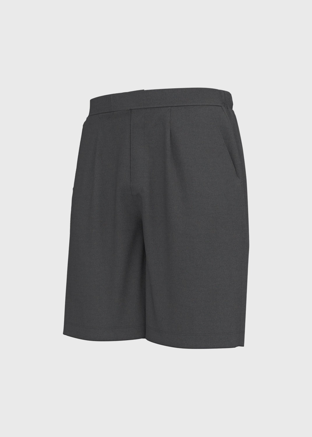 Shorts Formal Boys Elastic Back - Granite