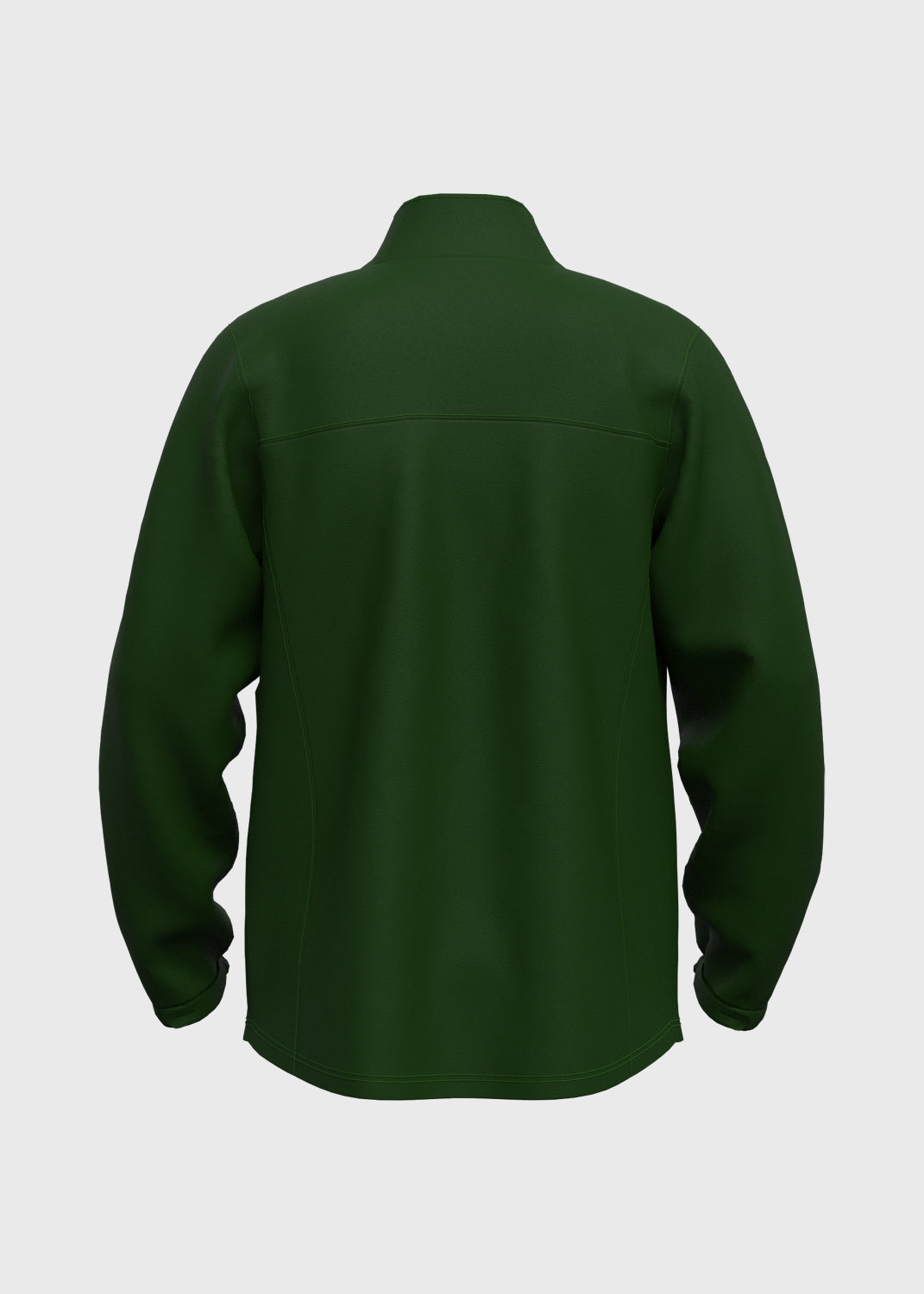 Softshell Jacket Set in Side Panel - Kale Green