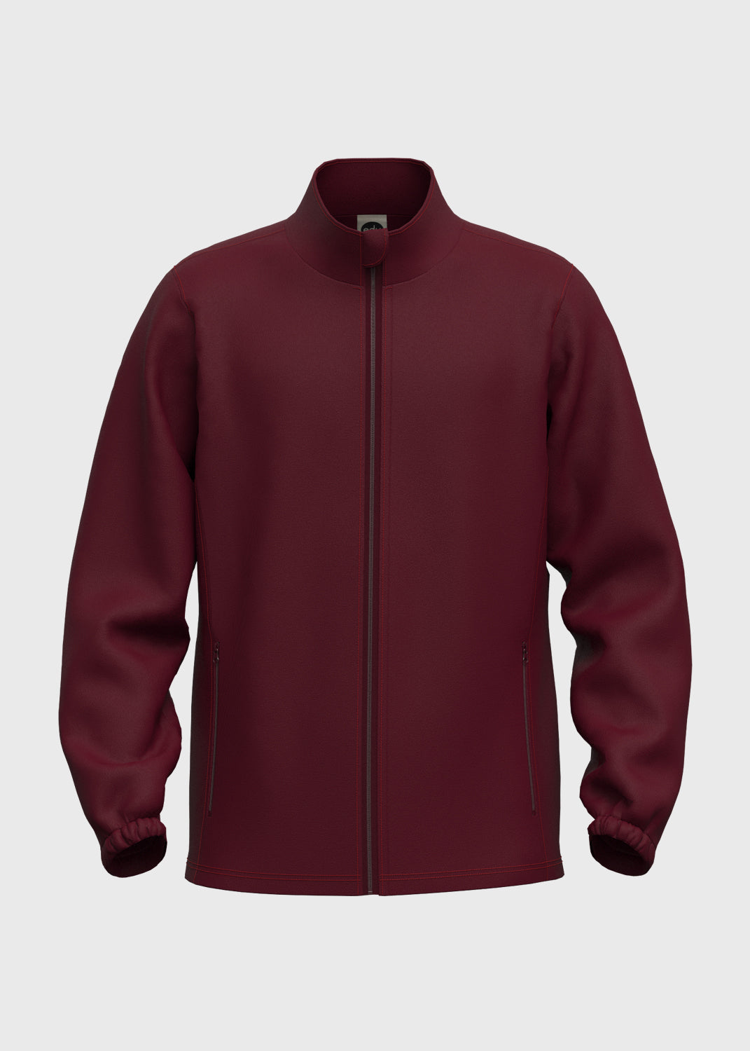 Softshell Jacket Set in Side Panel - Maroon