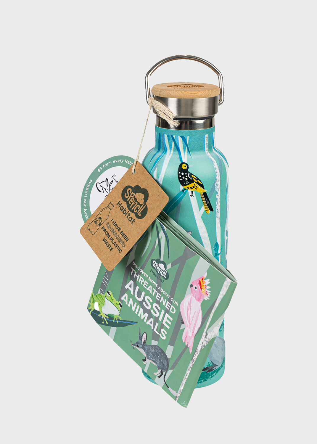 Big Water Bottle - Habitat Threatened Aussies