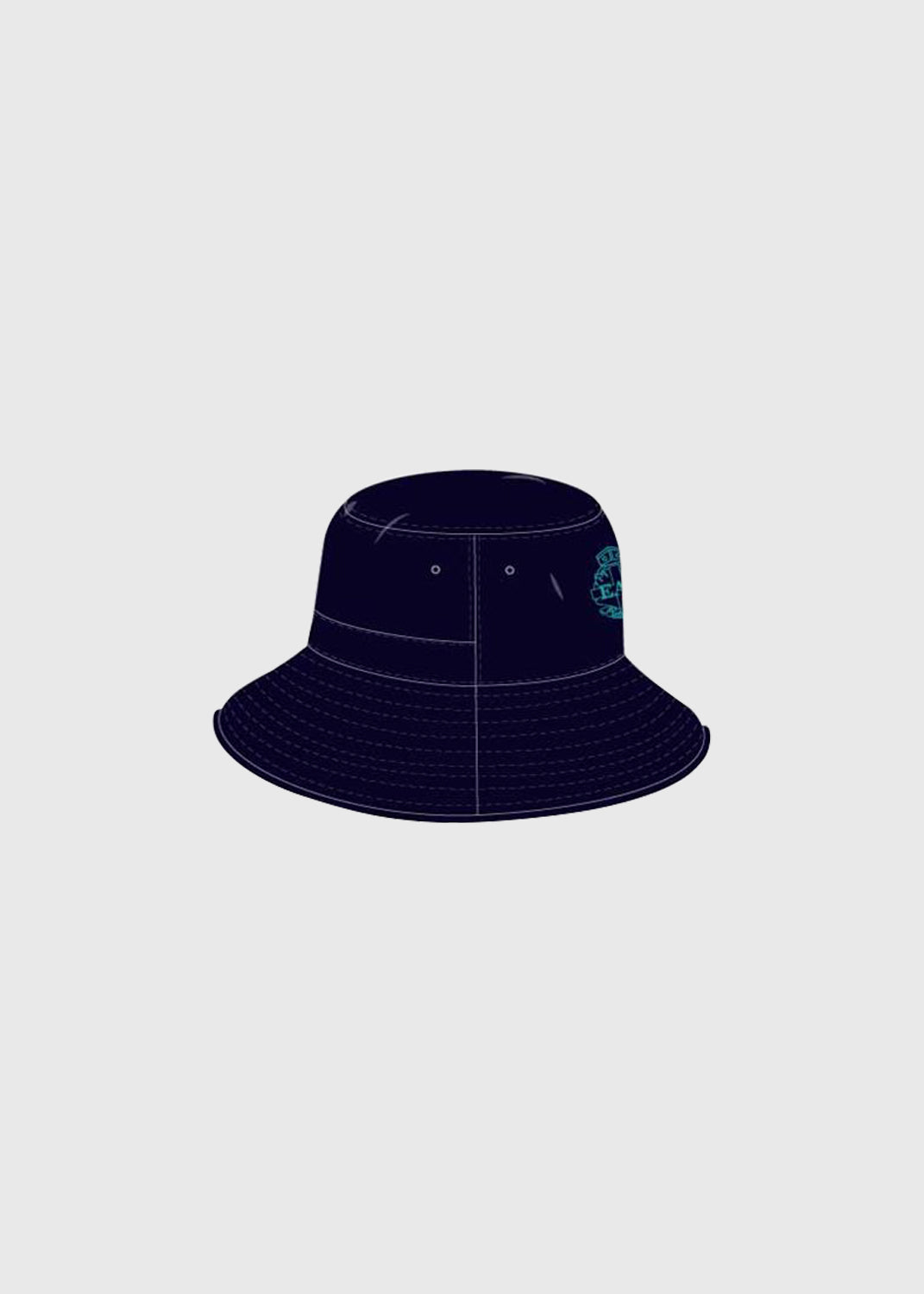 Bucket Hat Student (Teal Embroidery)