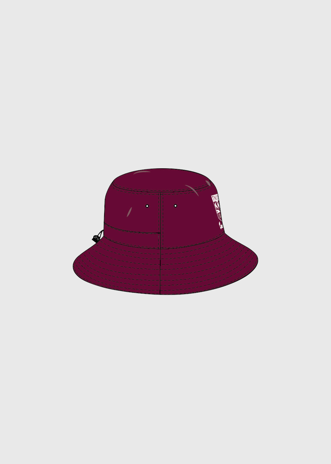 Hat Bucket Maroon