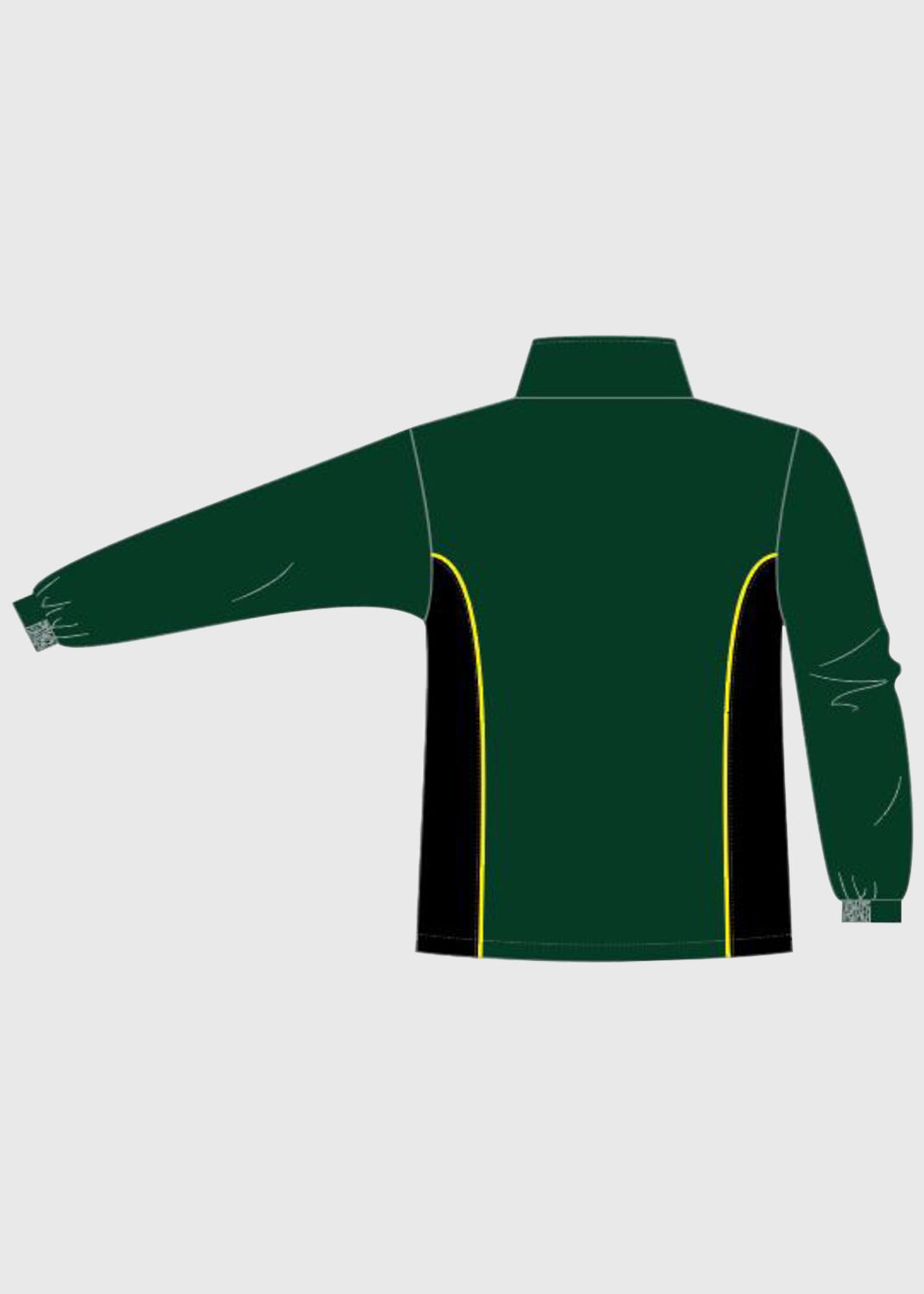 Sport Track Jacket Kale Green - Unisex