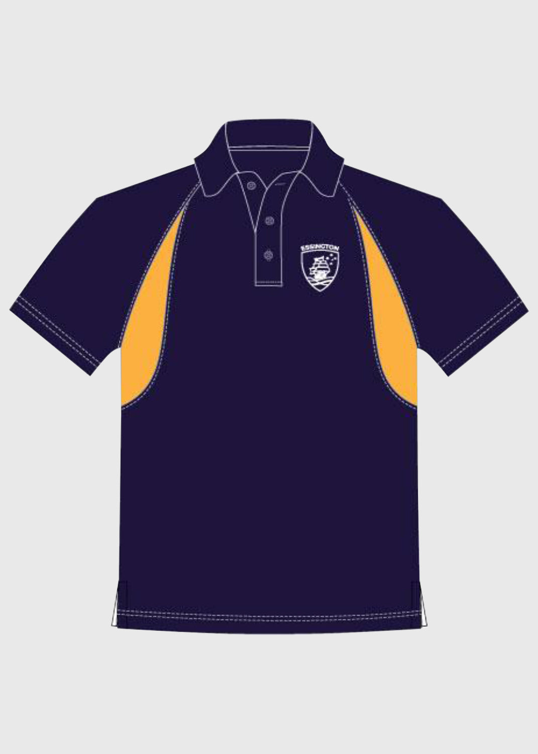 Polo Navy/Gold