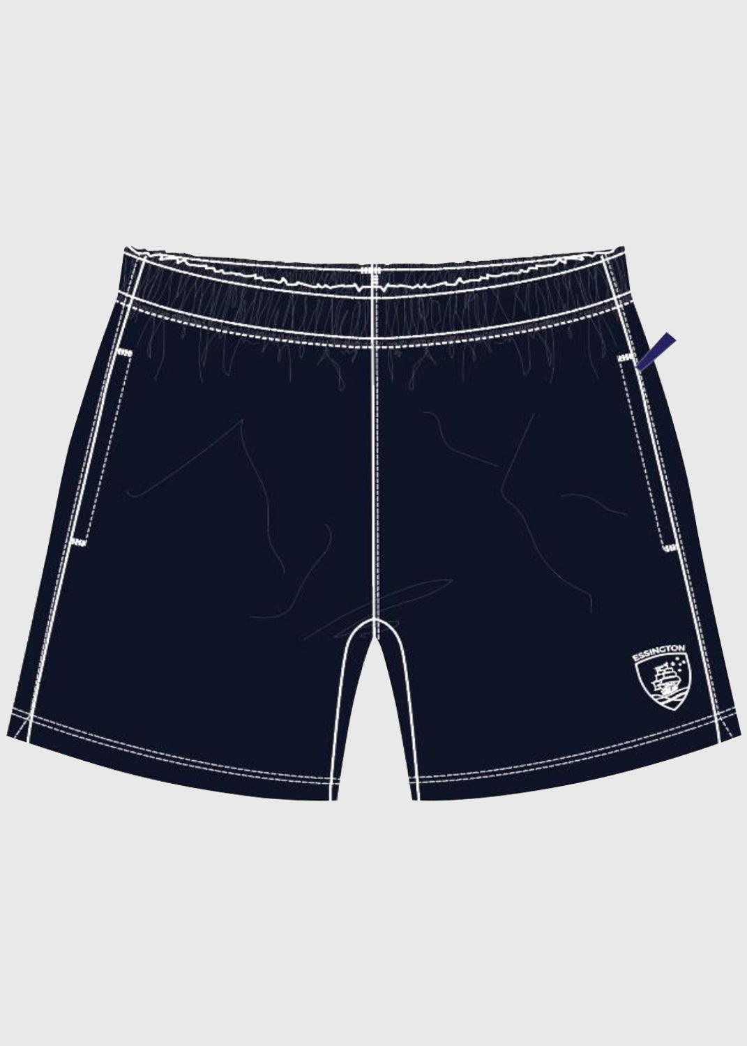 Short Sport Girls Stretch M/F Navy