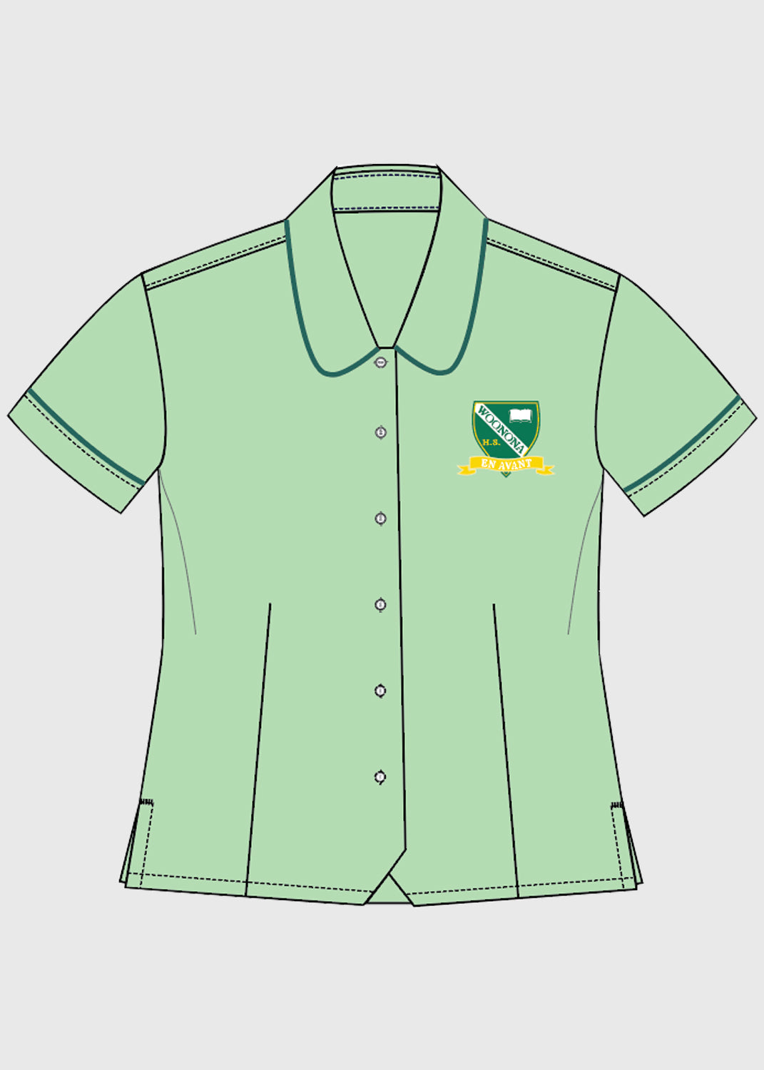 Woonona High School - Blouse S/S Junior Girls