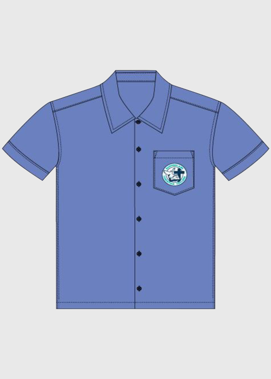 Jnr Boys Blue Shirt
