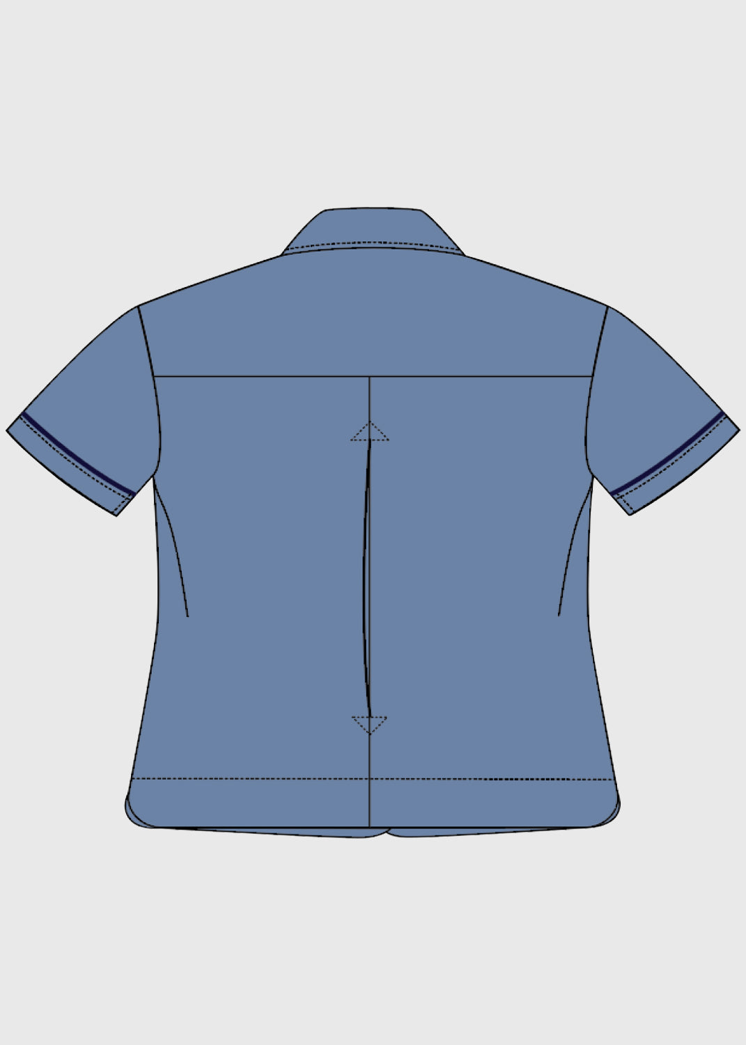 Blouse Blue Secondary