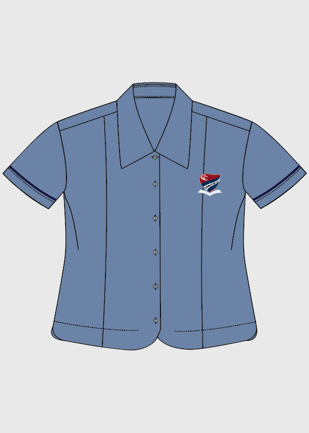 Blouse Blue Secondary