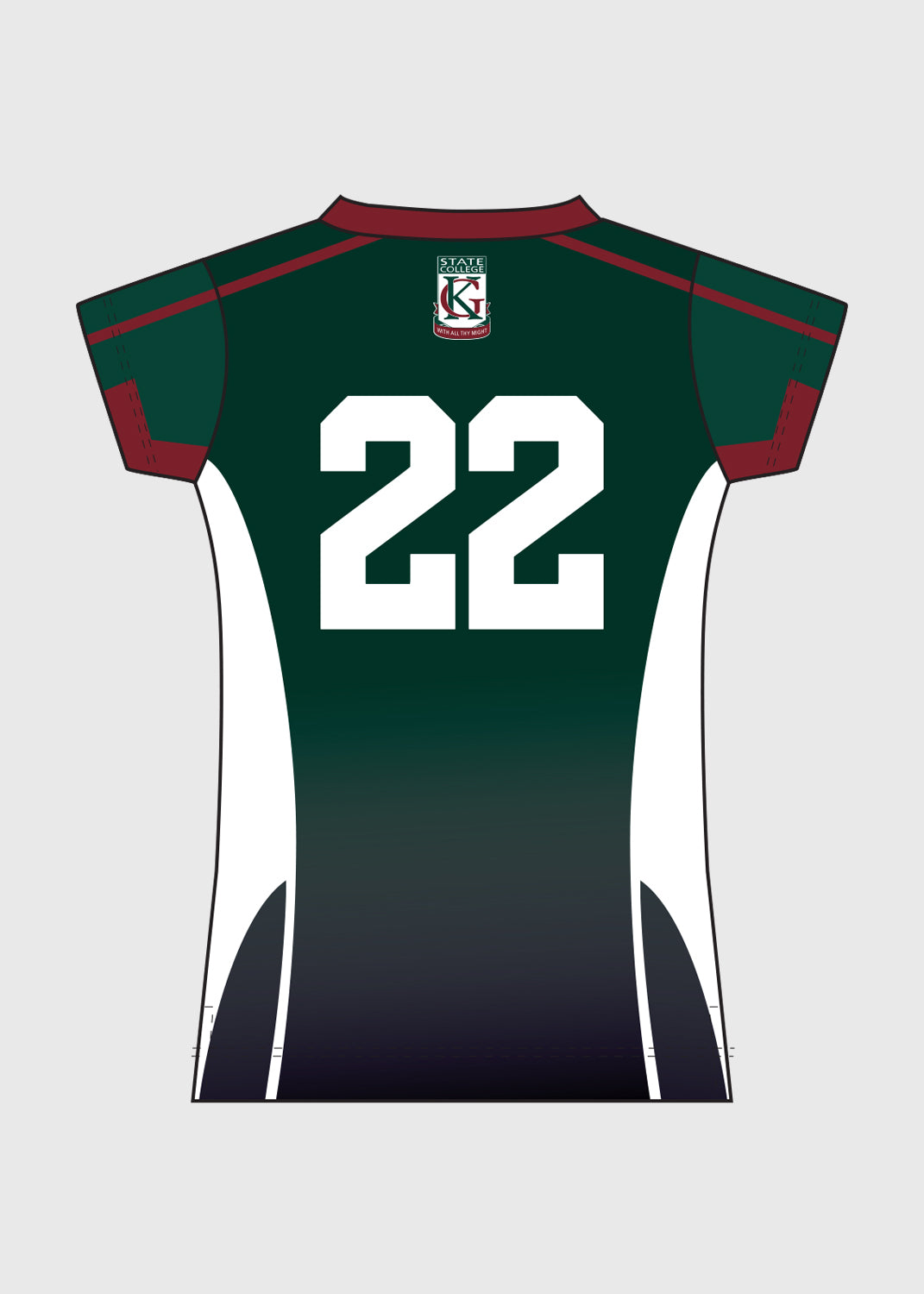 Female - Volleyball Playing Tee