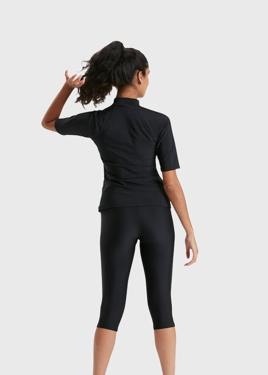 Women's SS Rash Top - Black