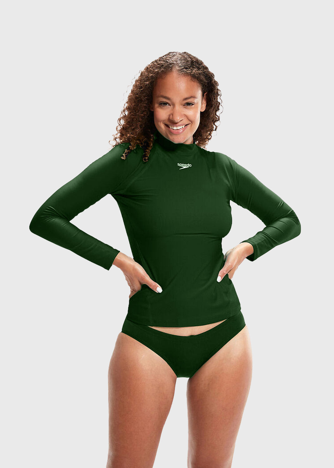 Women's LS Rash Top - Bottle