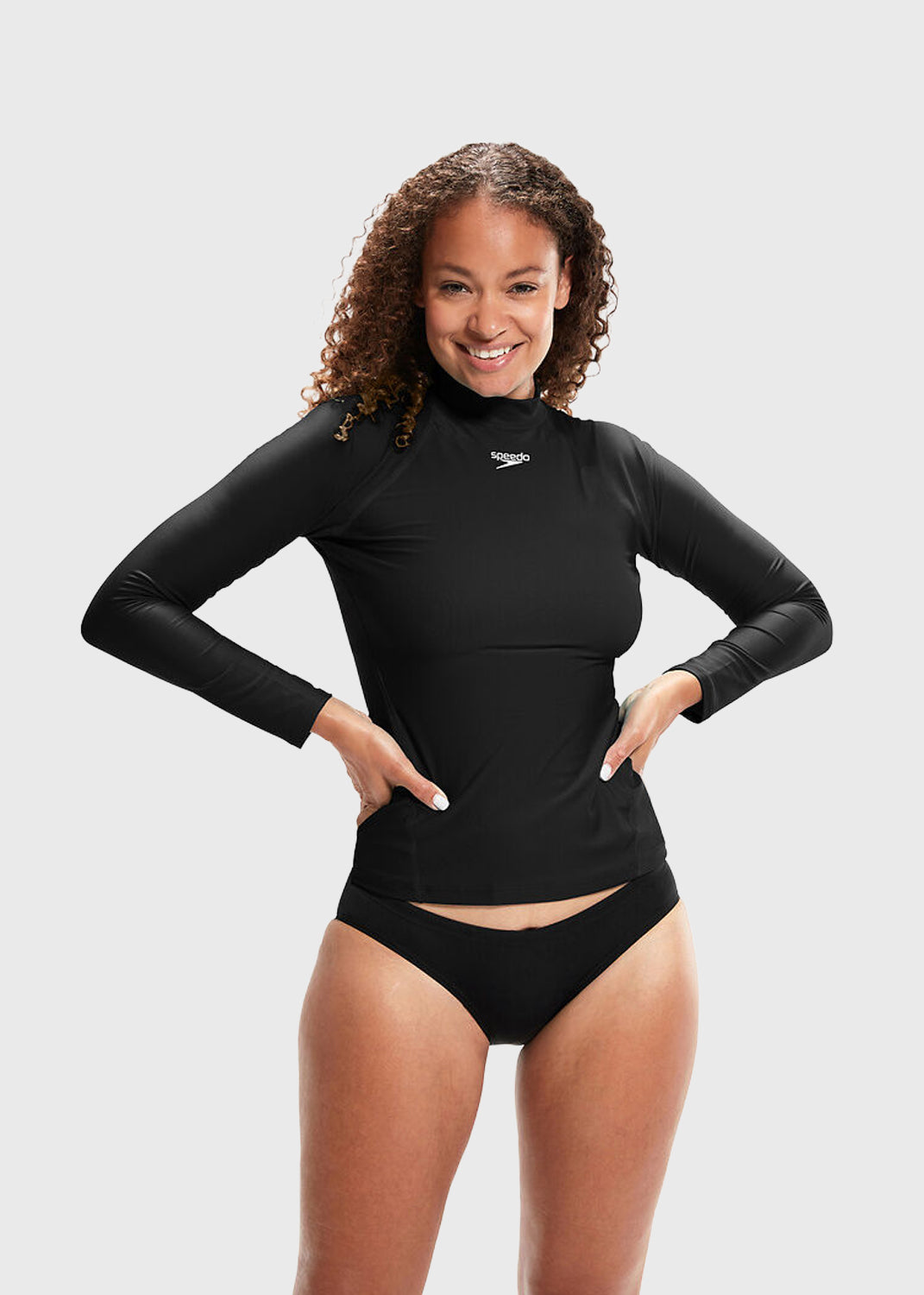 Women's LS Rash Top - Black