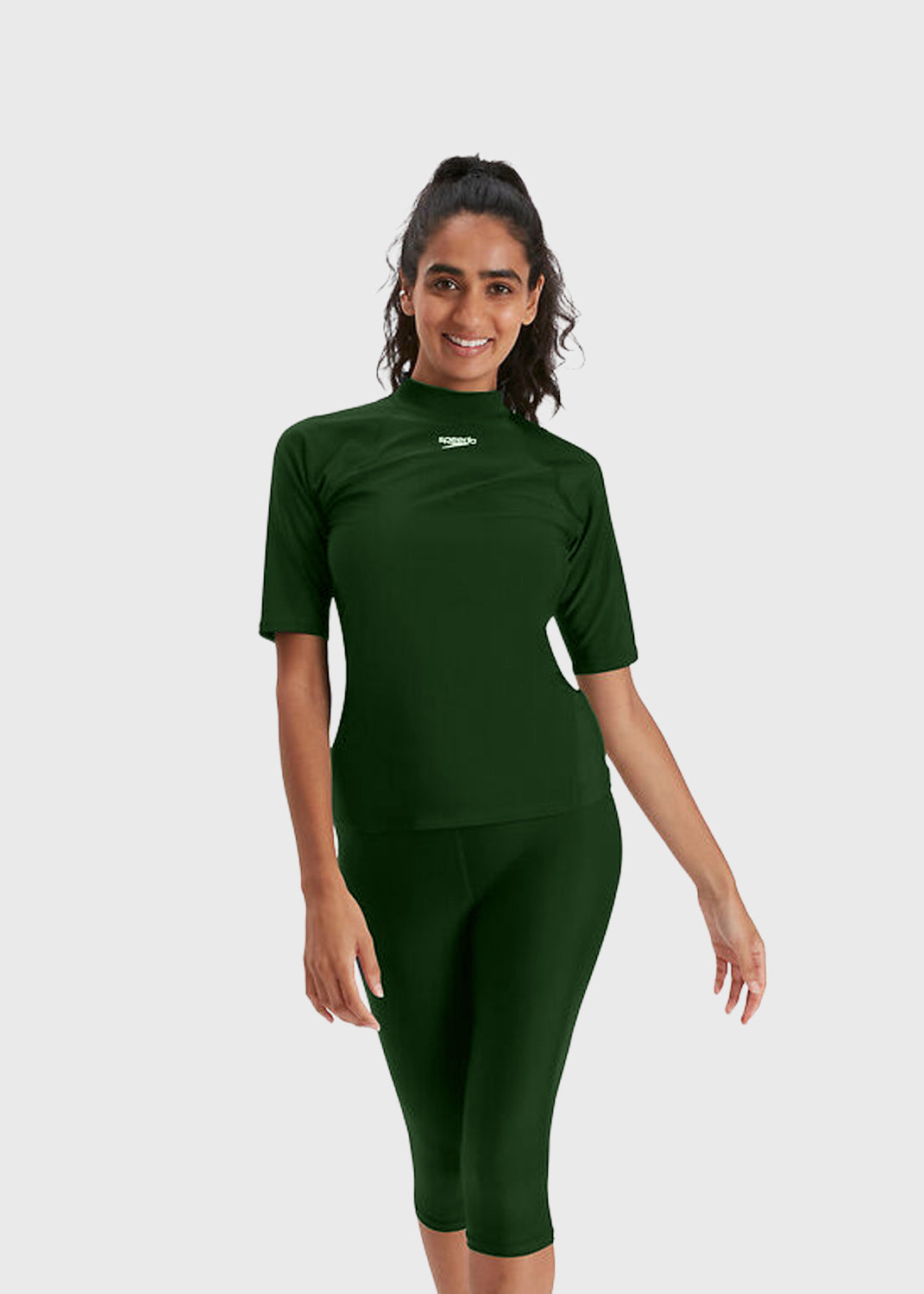 Women's SS Rash Top - Bottle