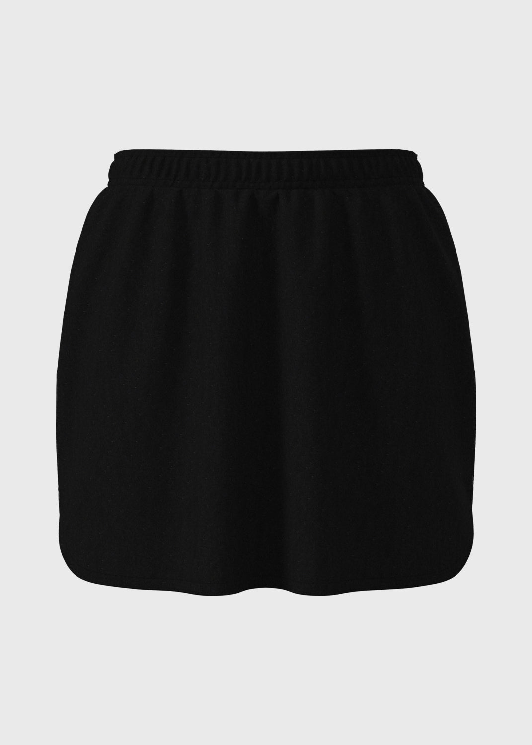 A-Line Cotton Sport Skort - Black