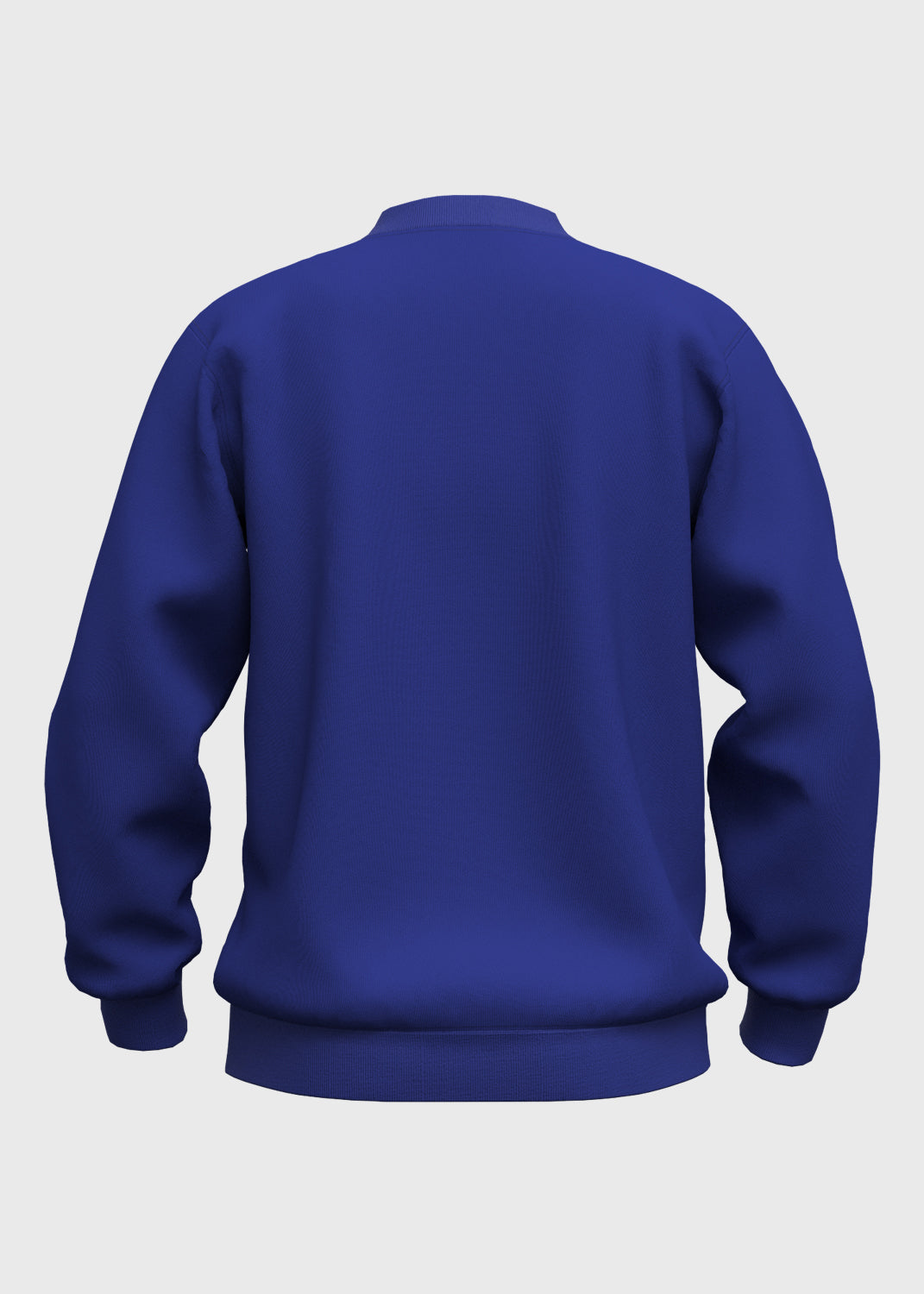 Fleece Jumper Set in V Neck - Ultramarine